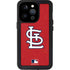 MLB St. Louis Cardinals - Solid Distressed iPhone 15 Pro Waterproof Case